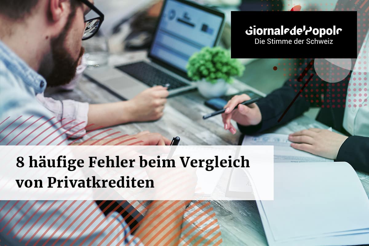 8 häufige Fehler beim Vergleich von Privatkrediten