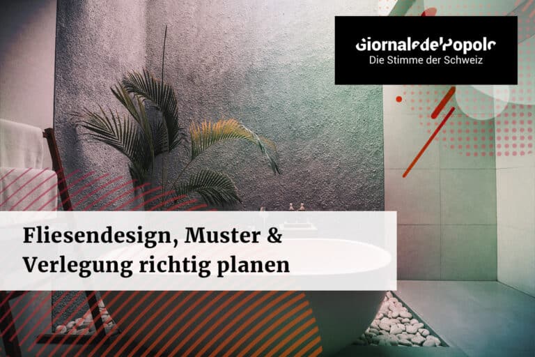 Fliesendesign Muster Verlegung richtig planen