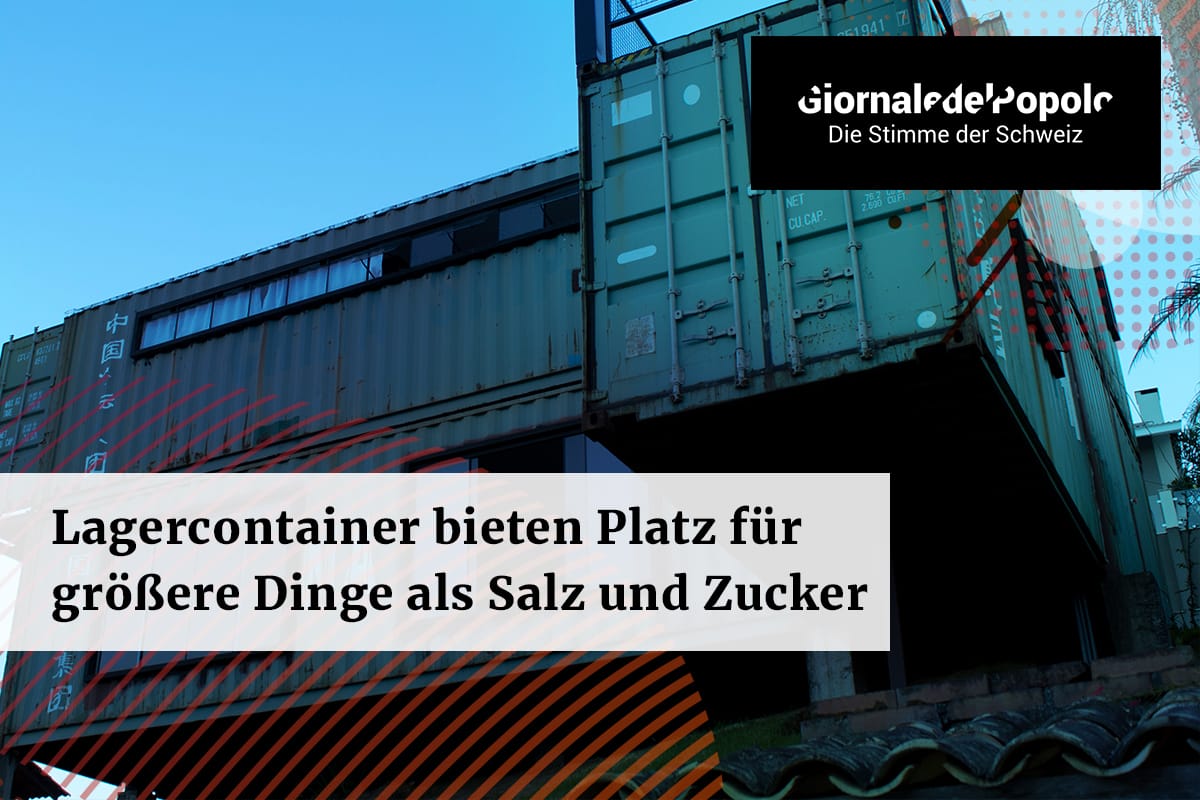 Lagercontainer bieten Platz für grössere Dinge als Salz und Zucker