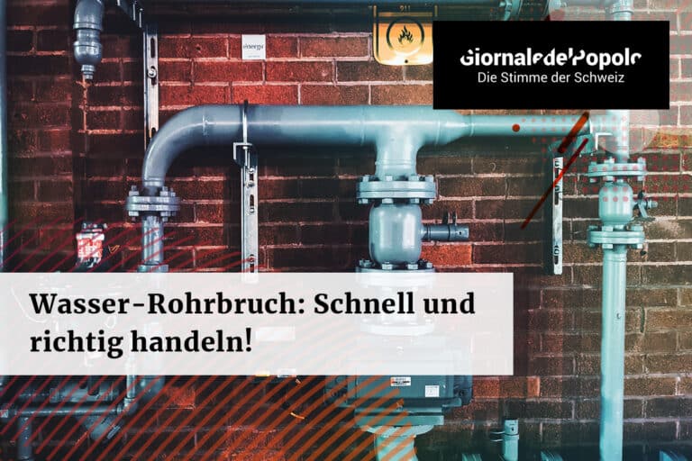 Wasser Rohrbruch Schnell und richtig handeln