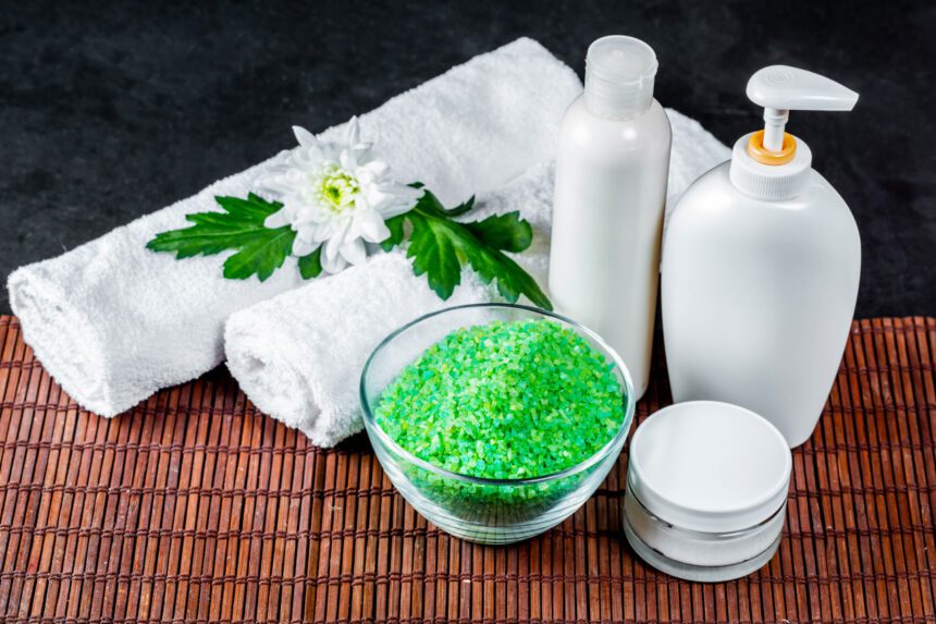 beautiful fashionable concept with spa set cc by 20